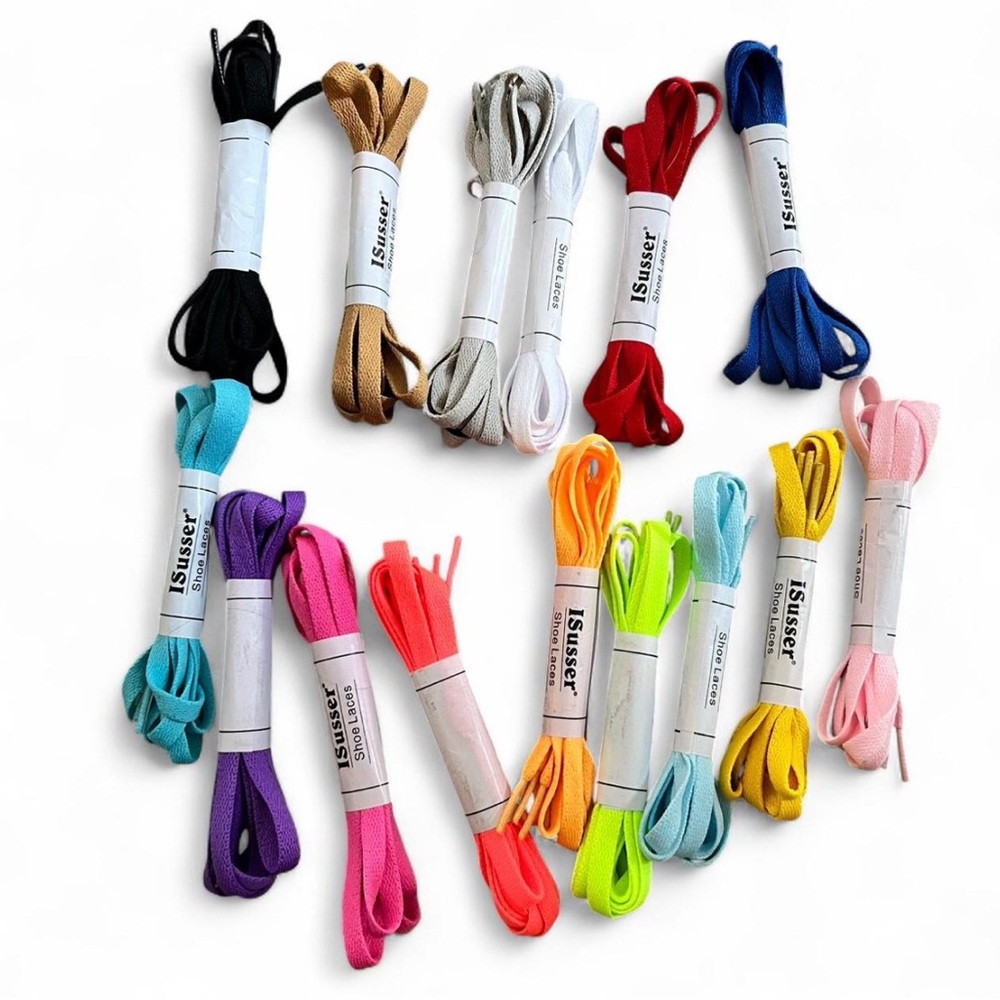 NWT 15 Multicolored Shoelaces Pack